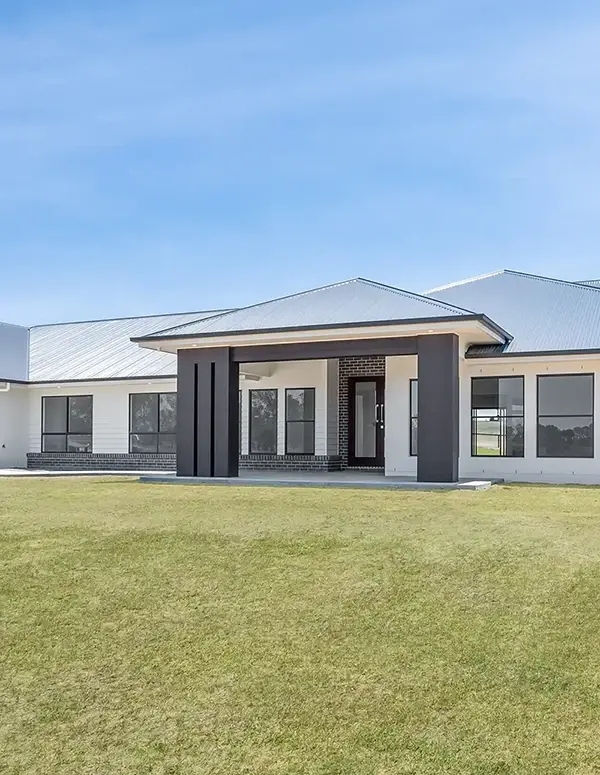 New build one story house